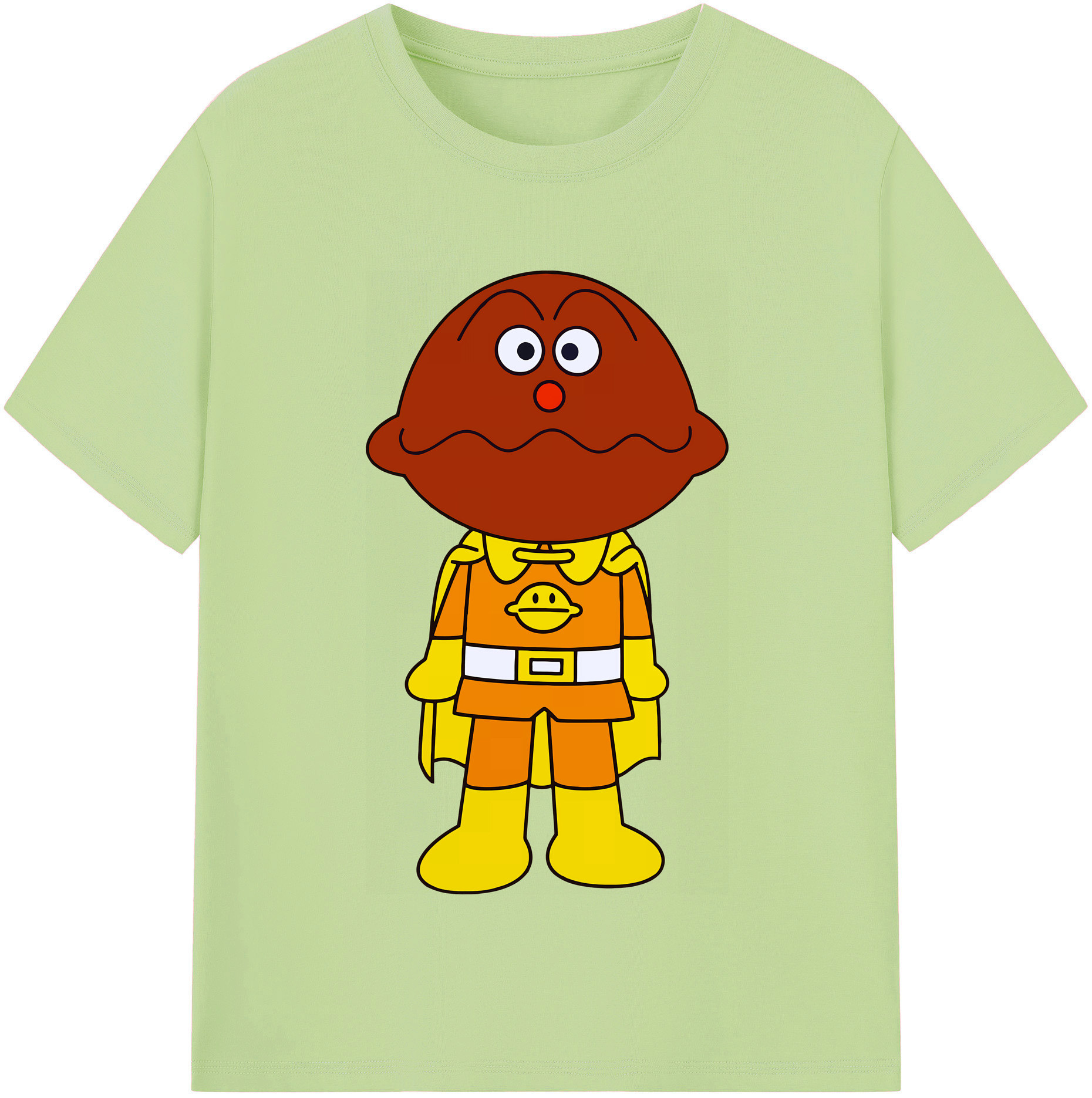 （画像用） アンパンマン Anpanman 綿100％半袖Tシャツ（フロントプリント）
